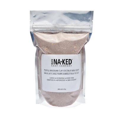 Purple Brazilian Clay Coconut Milk Bath - Buck Naked 
